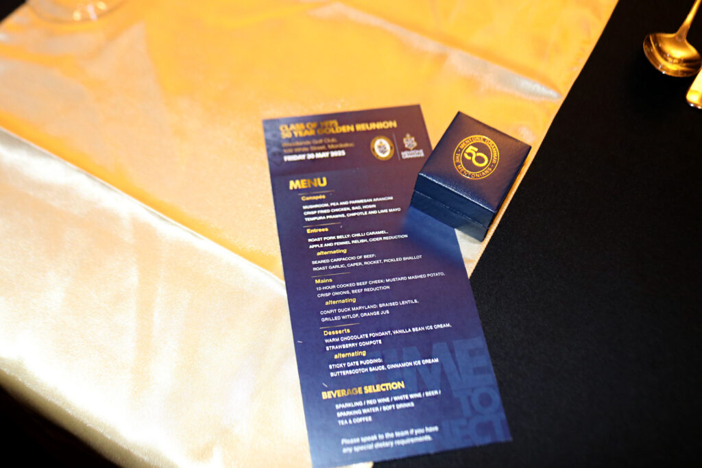 Golden Reunion 2025 menu P_1977