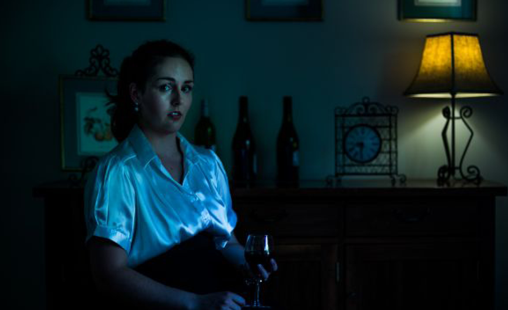 Kelsey Cotton (Class of 2012) portrayed “The Woman” in When I Awoke.